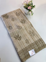 Soft seminTussar Saree/ D523