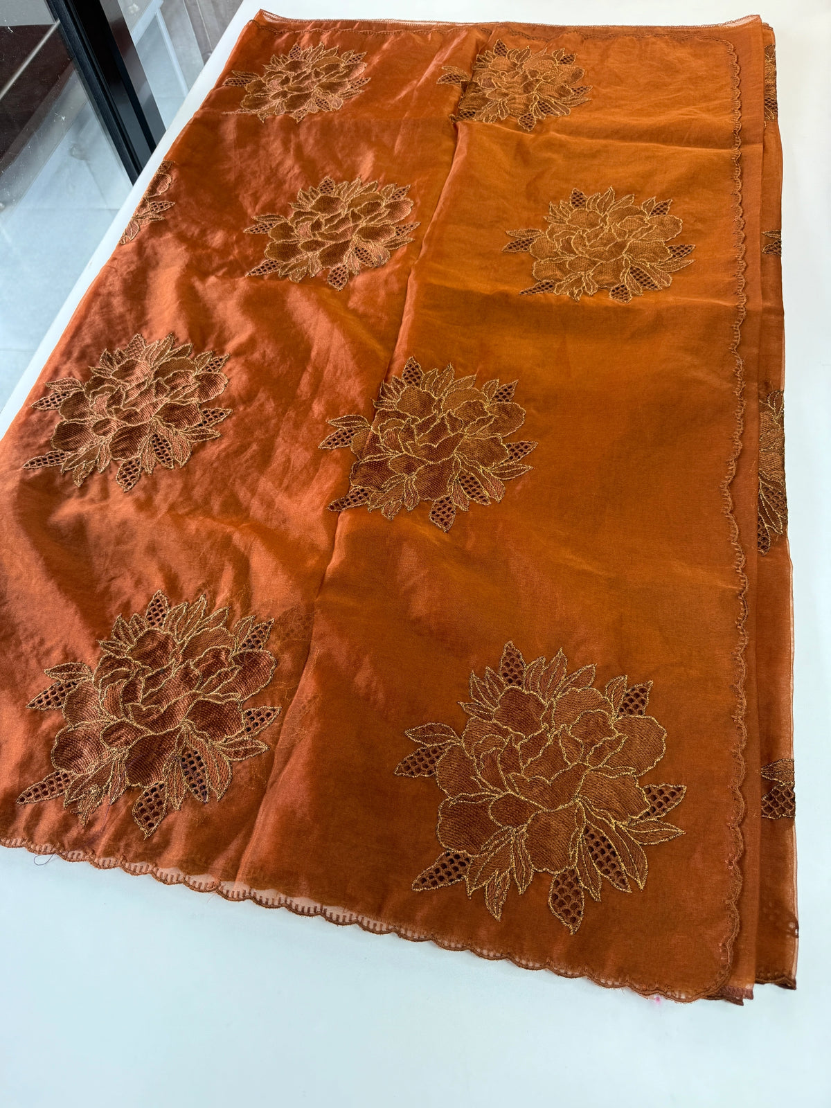 Soft organza saree/ CW766
