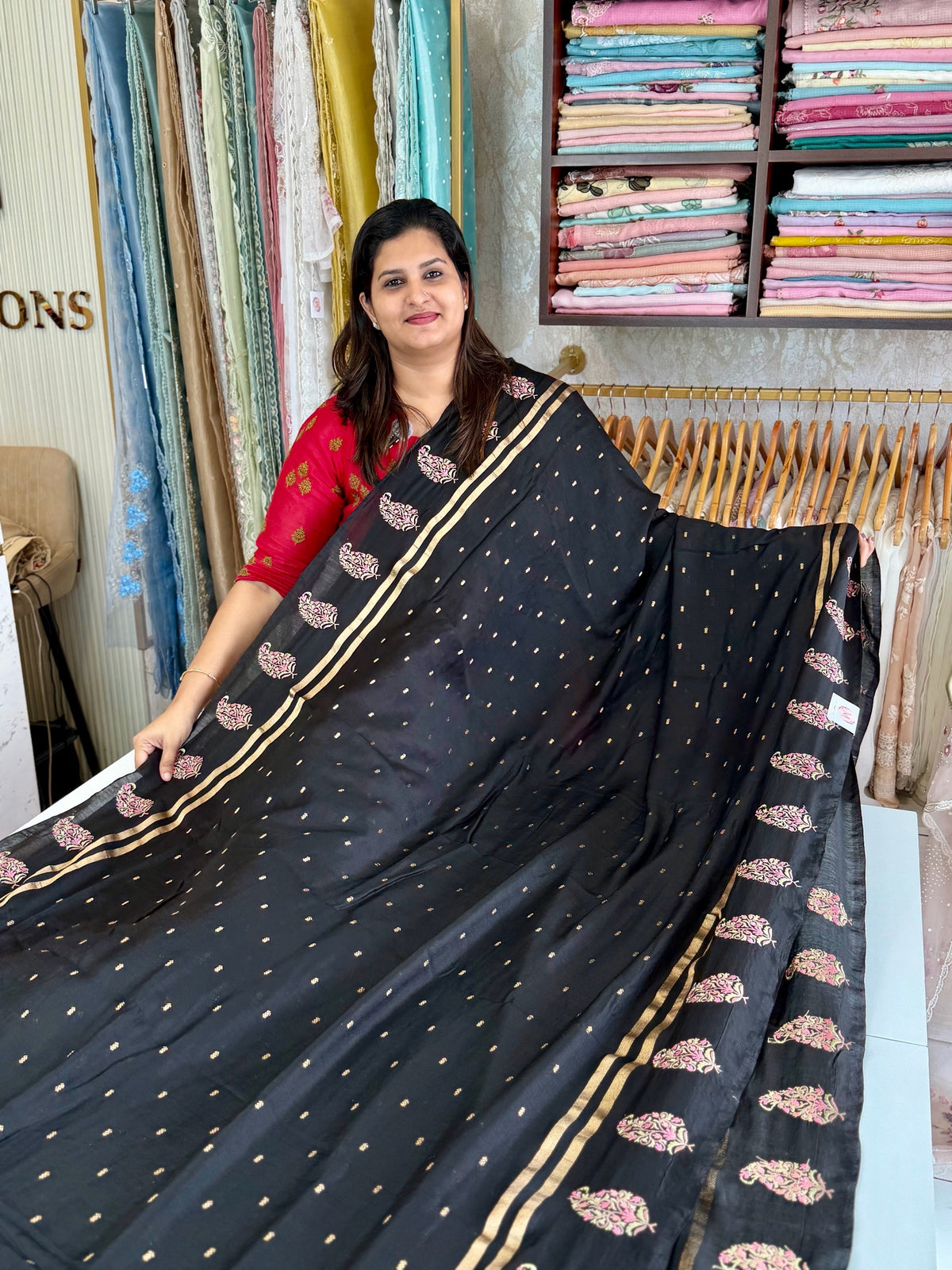 Soft mal cotton Saree/ FC52