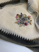 Tissue linen blended saree/ 1671