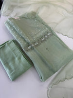 Crushed Tissue unstitched salwar set /298B