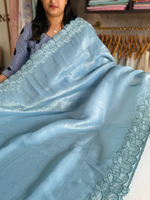 Crushed Organza Saree/ BP118