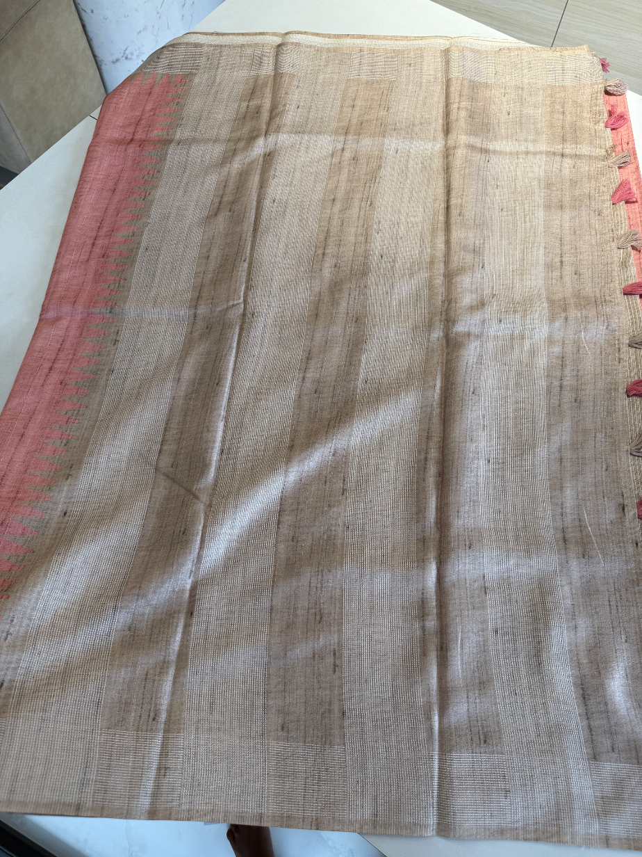 Soft semi Tussar Saree/ TTB22