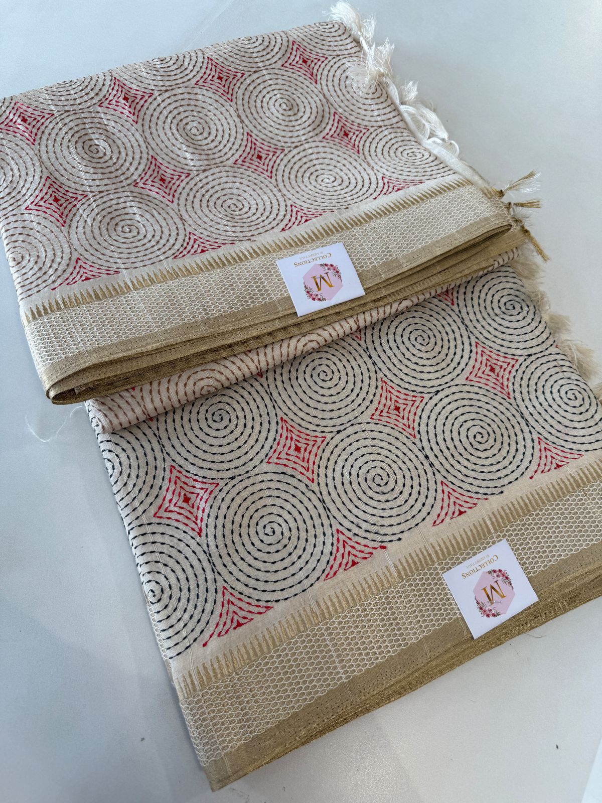 Soft semi Tussar Saree/ 7684c