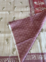 Soft semi Tussar saree/ D527