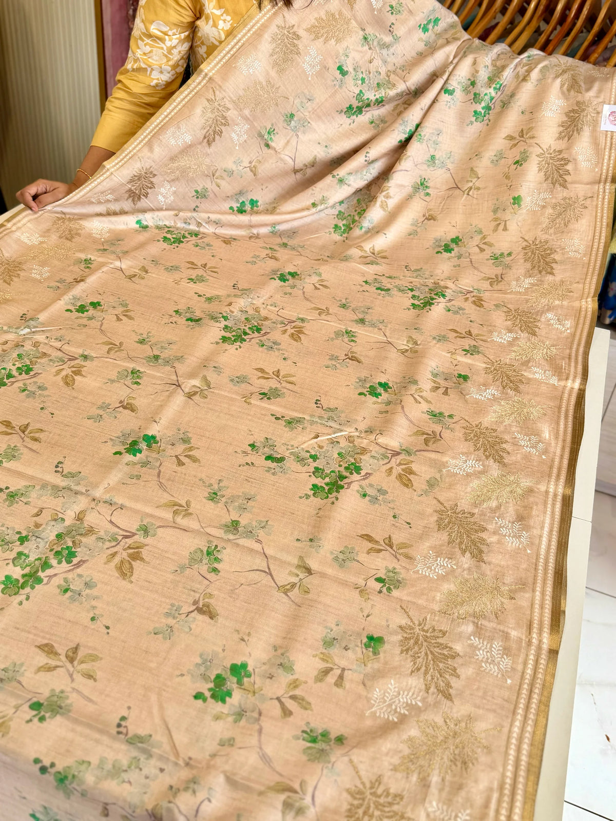 Soft semi Tussar Saree/ 2295