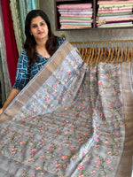 Semi Tussar blended Saree/ MC555