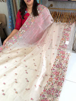 Glass organza saree/ 67HL
