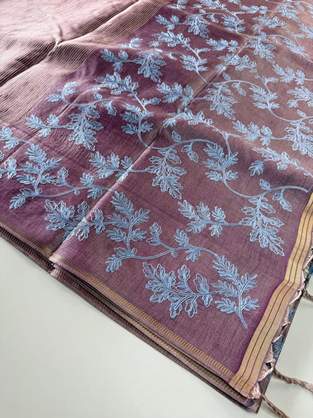 Semi Tussar Saree/ FG690