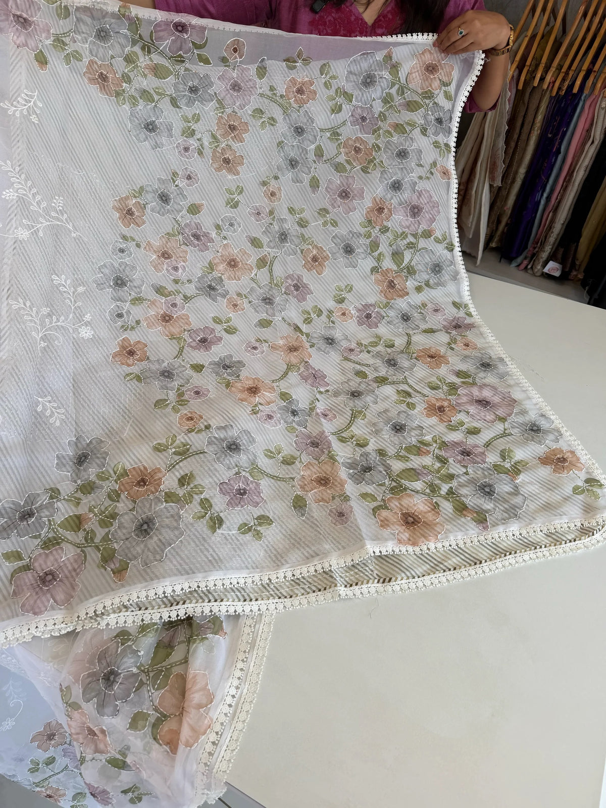 Organza Saree/ 3450