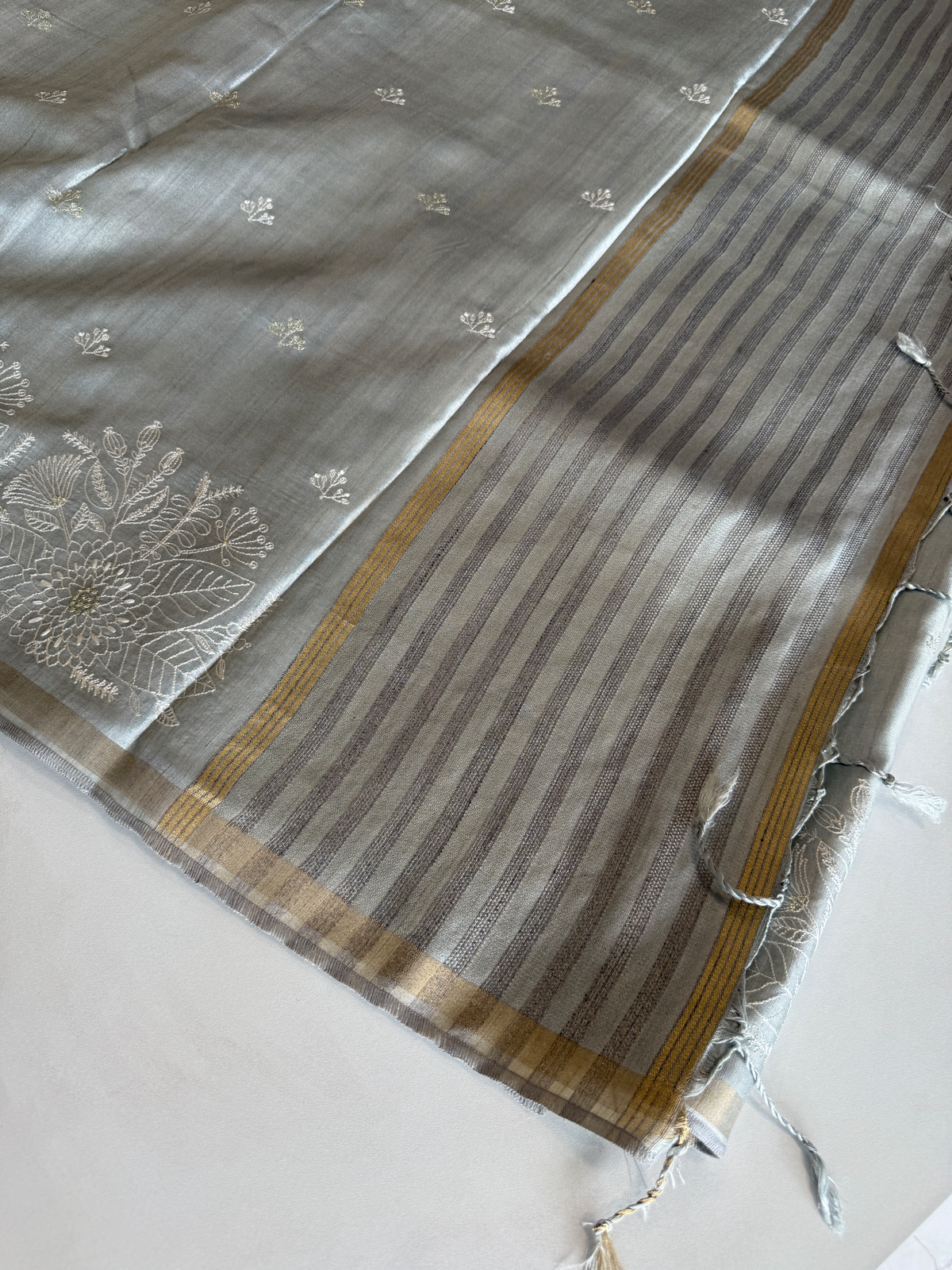 Soft Semi Tussar Saree/ FGD613