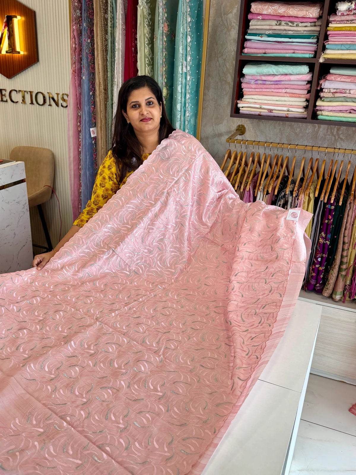 Semi silk saree/ 8036