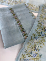 Linen cotton unstitched salwar set / Nc256