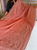 Shimmer georgette saree/CW770