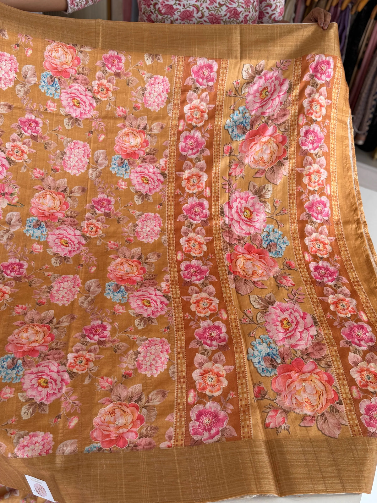 Soft semi Tussar Saree/ RE714