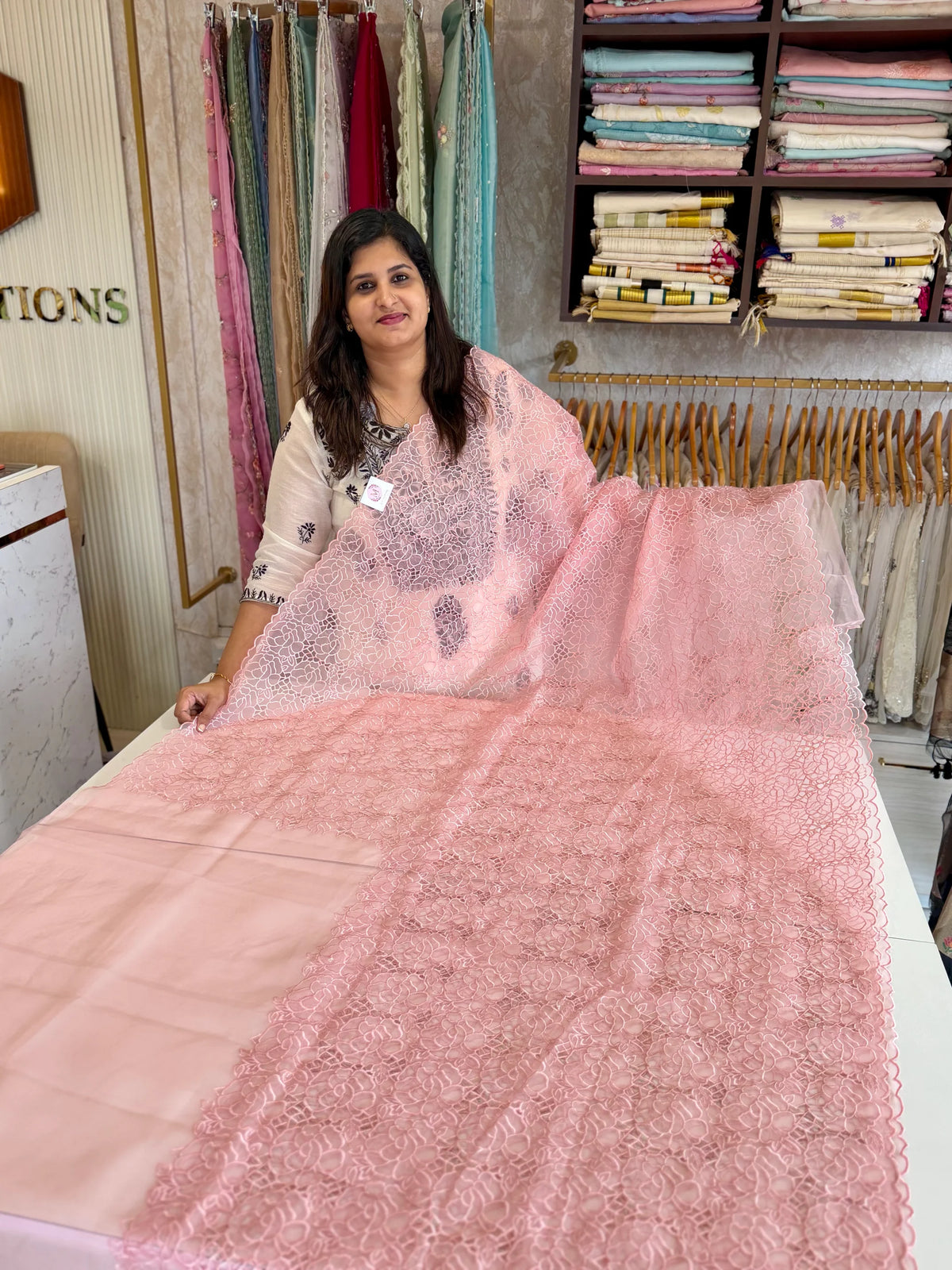 Soft Organza Saree/ AM103