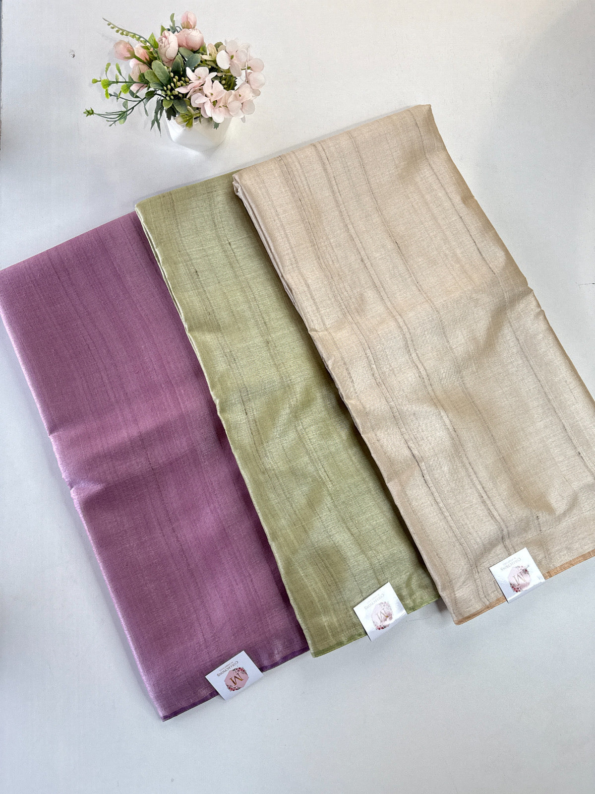 Pure Desi Tussar Silk Saree/D1651