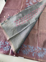 Semi Tussar Saree/ FG690