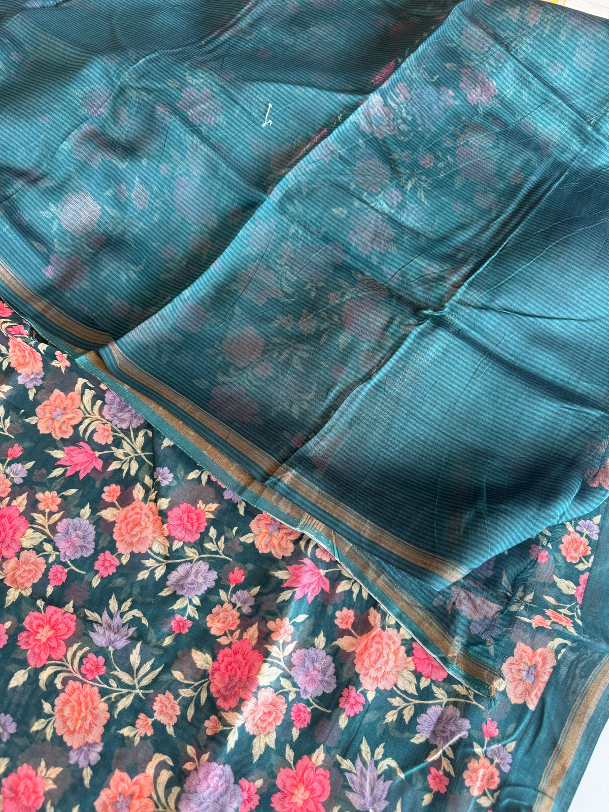 Soft Chanderi silk saree/ CP1