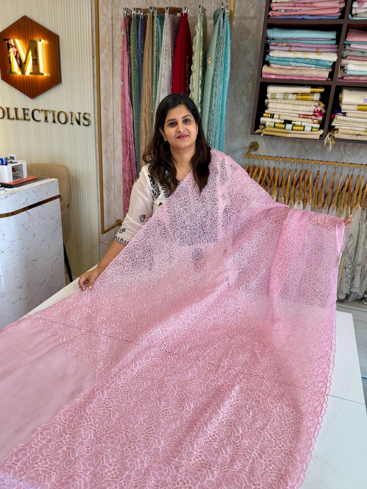Soft Organza Saree/ AM103
