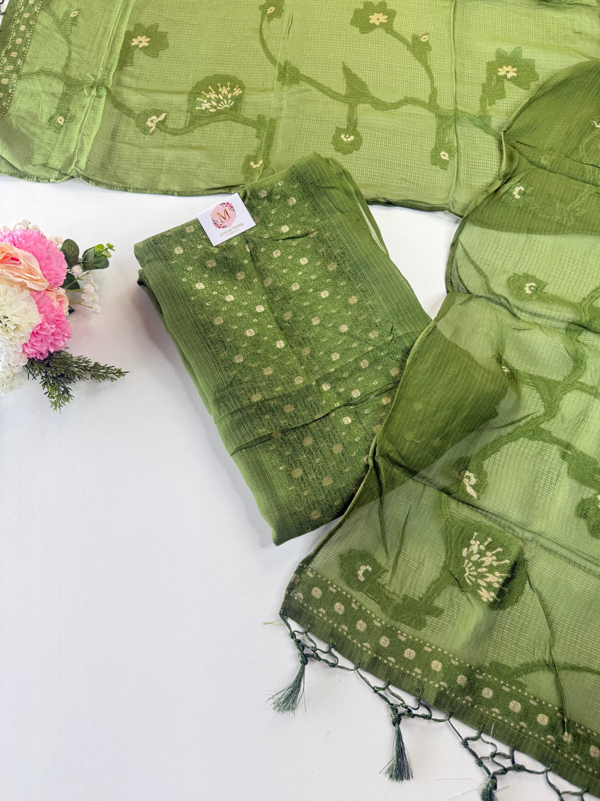 PureSilky kotta unstitched salwar set / NC248