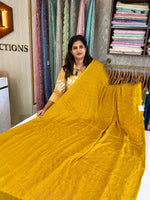 Platinum Georgette Saree/ 8523