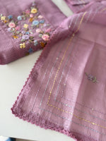 Silky kotta unstitched salwar set / U5922