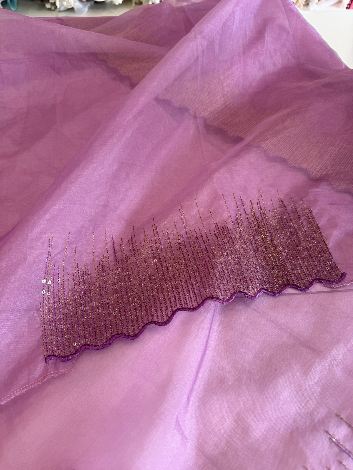 Soft organza saree/ CW296