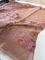 Crushed Tissue Saree/ 183A