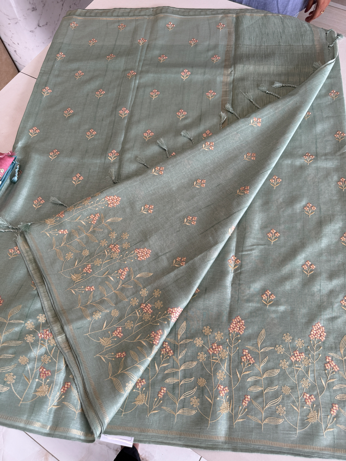Soft Semi Tussar Saree / FGD481