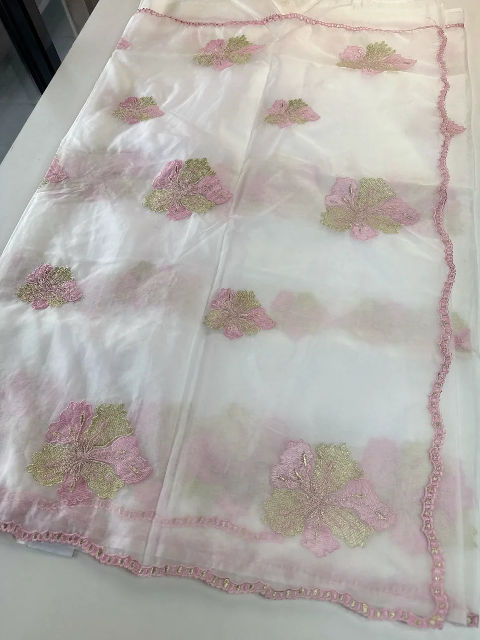 Soft organza saree/ CW865
