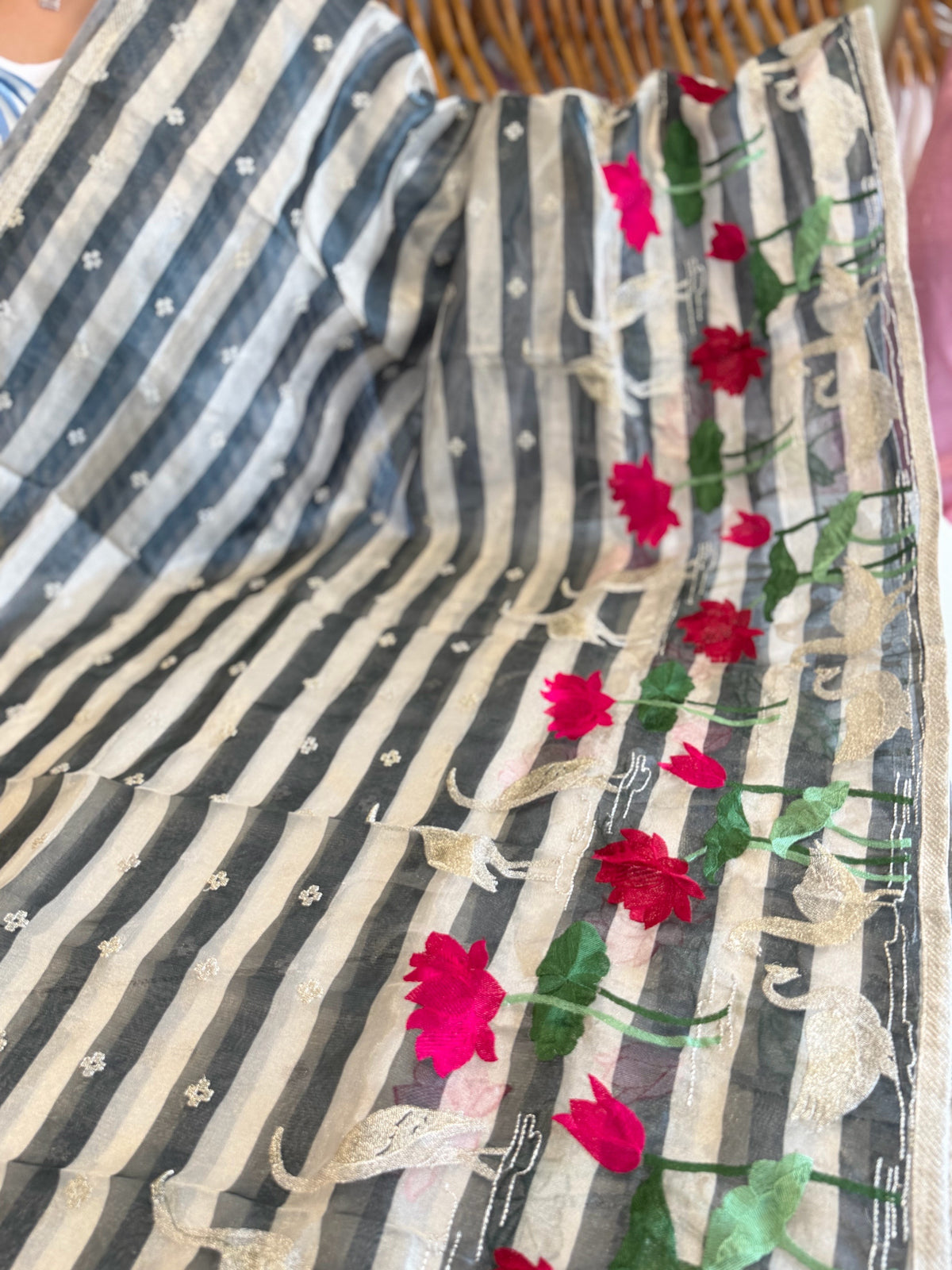 Tissue Organza Saree/ ADP24