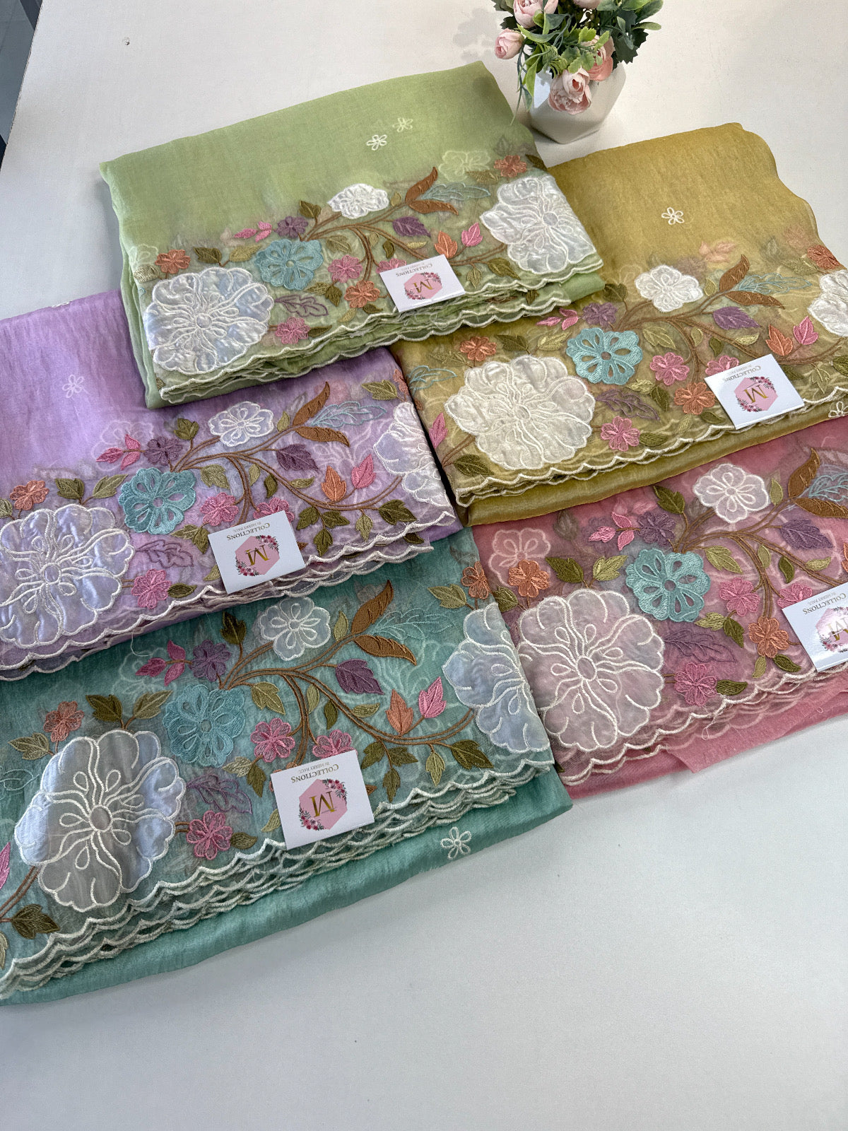 Korean Organza Saree/ MSA122