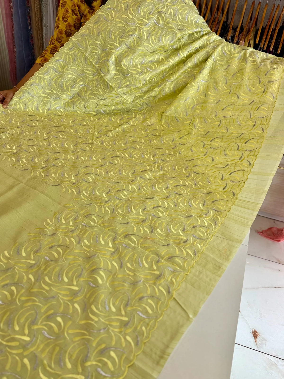 Semi silk saree/ 8036