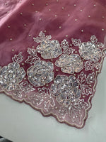 Glass Organza Saree/ AP1010