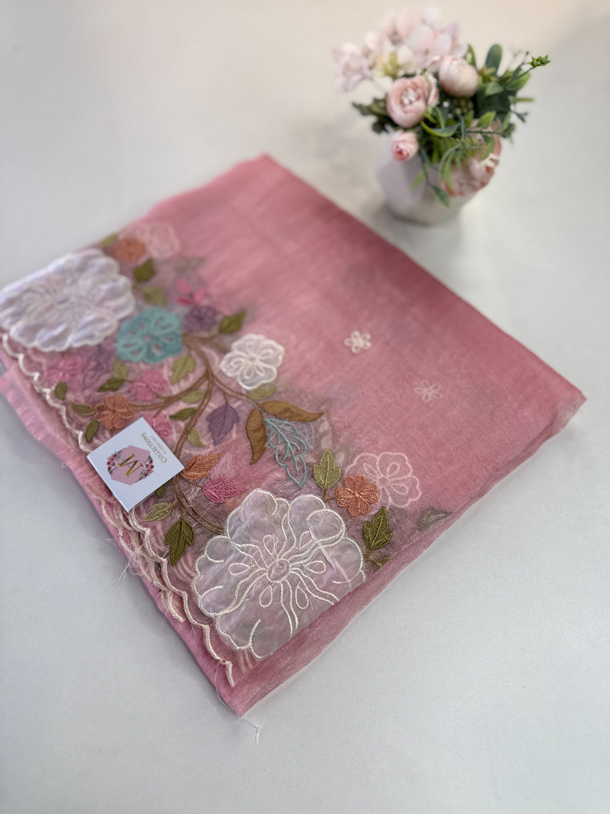 Korean Organza Saree/ MSA122
