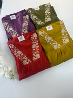Soft Chanderi unstitched salwar set / NC249