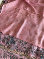 Digital printed organza Saree/ AP98