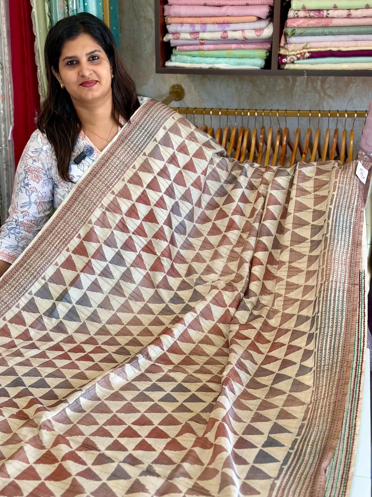 Soft semi Tussar saree/ 1121