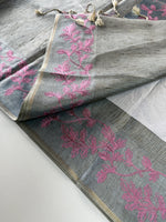 Semi Tussar Saree/ FG690