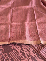 Semi Tussar Saree/ KE11