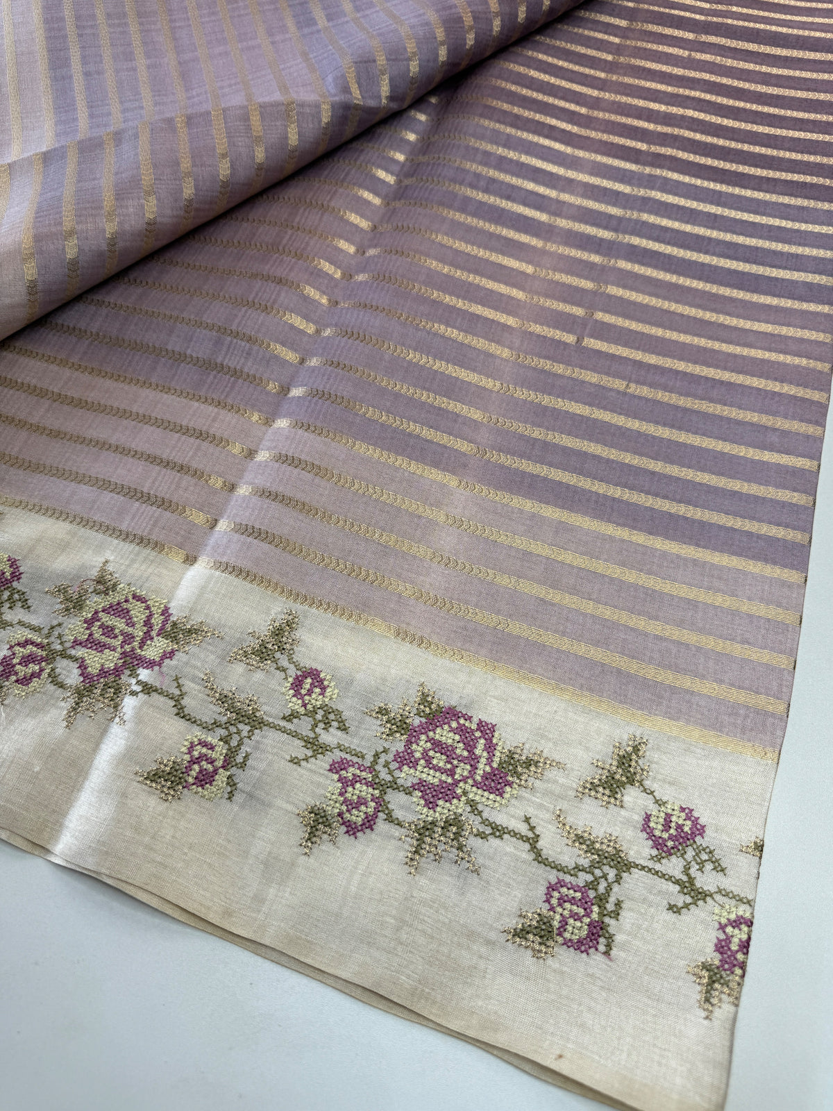 Soft semi Tussar Saree/ D490