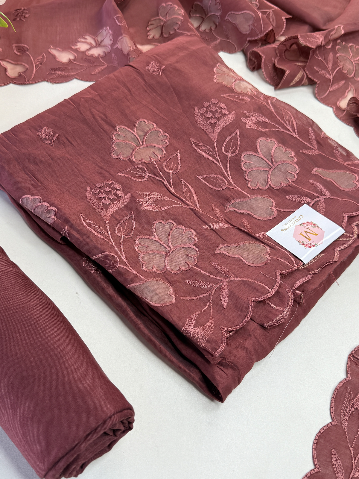 Soft Chanderi unstitched salwar set / 169B