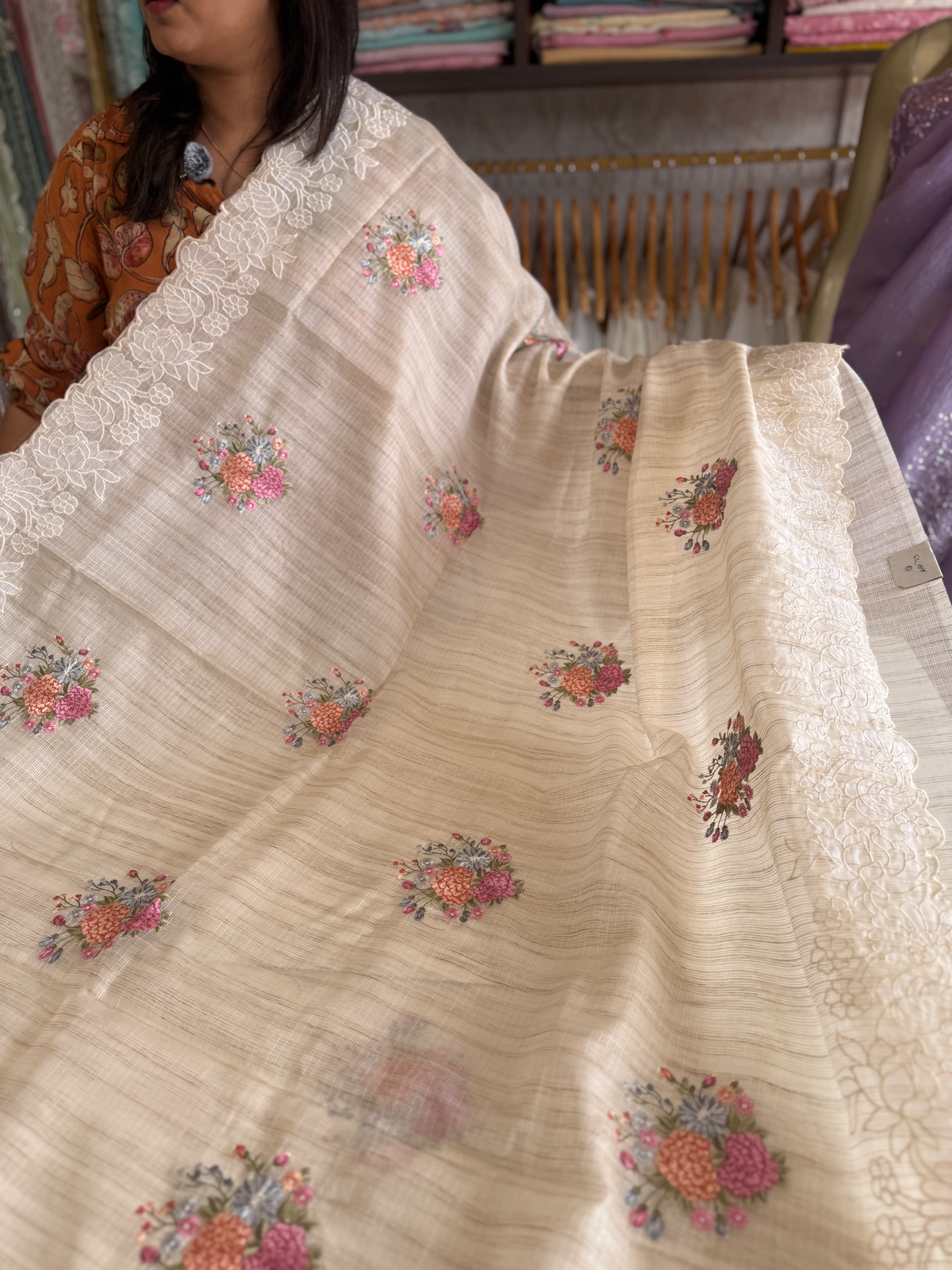 Silky kotta saree / ABC23