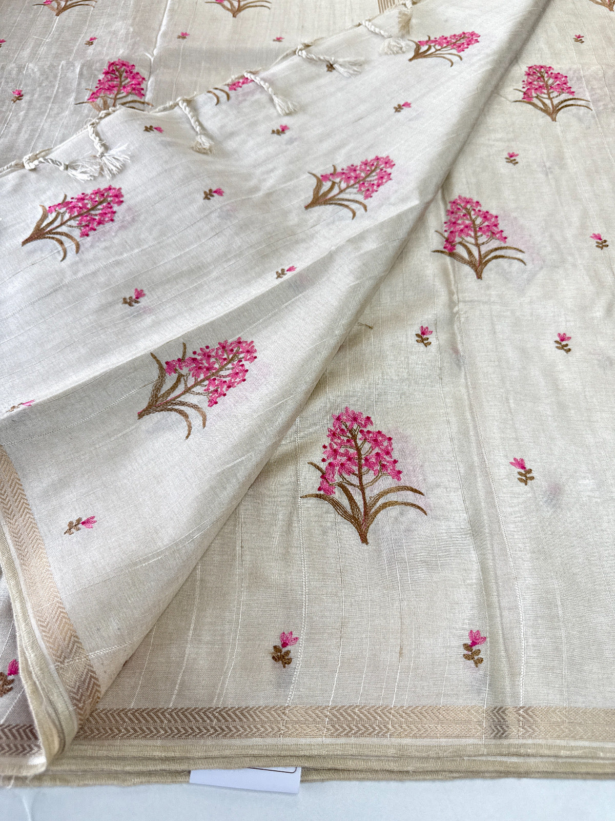 Soft semi Tussar Saree/ FG432