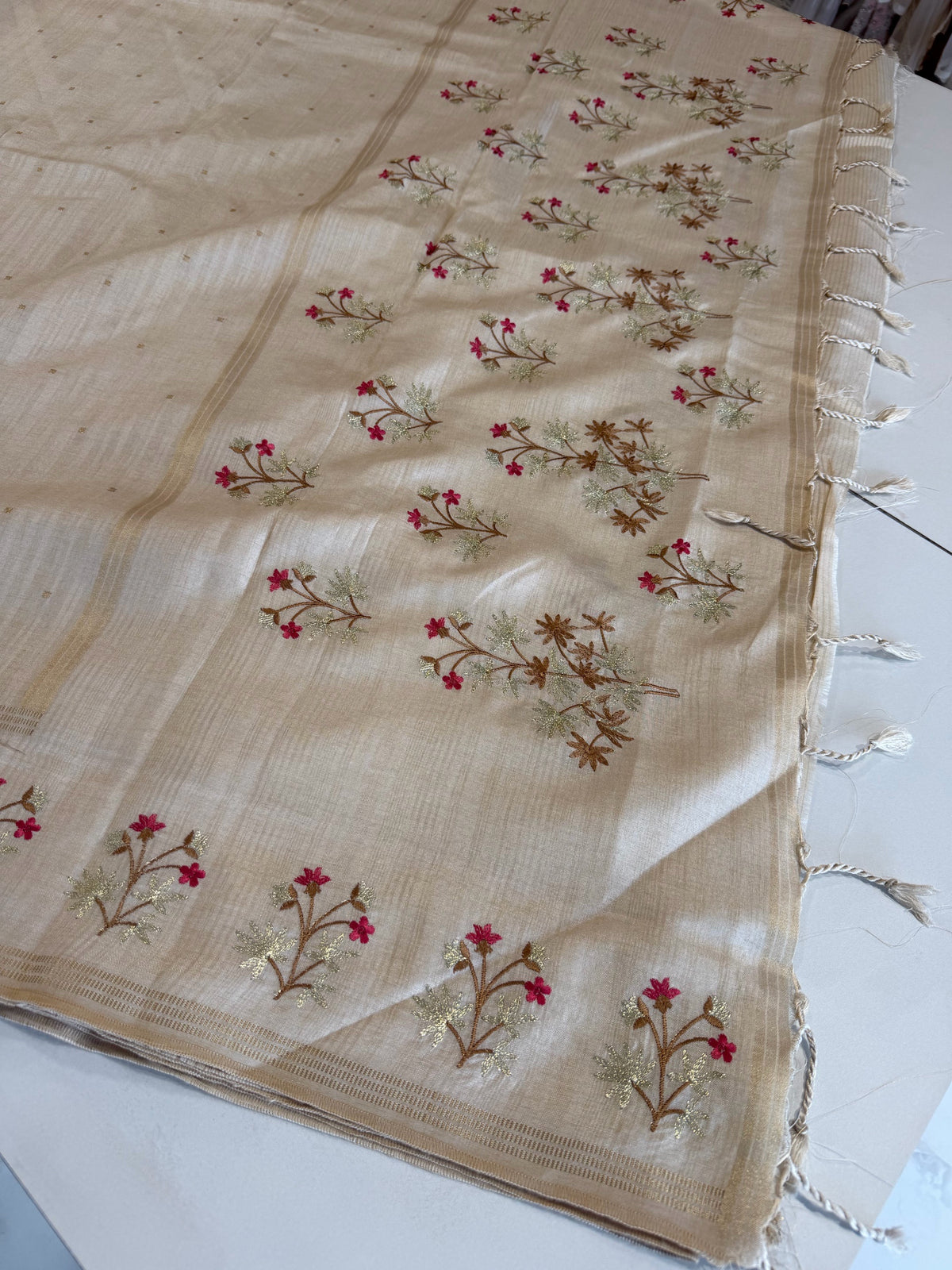 Semi Tussar saree / FD456