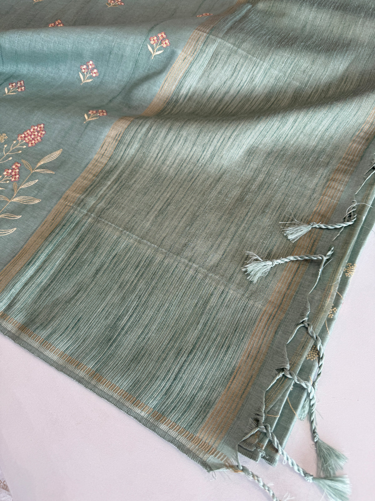Soft Semi Tussar Saree / FGD481