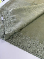 Crushed crape Saree/ CW053