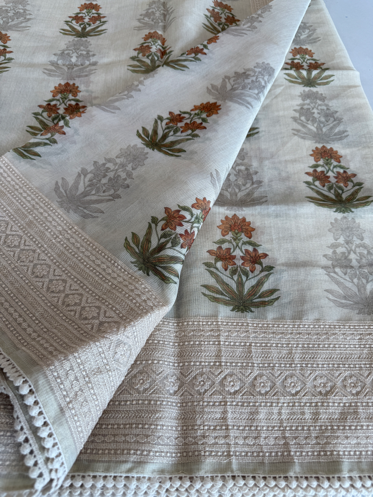 Tissue net kotta Saree/ K610