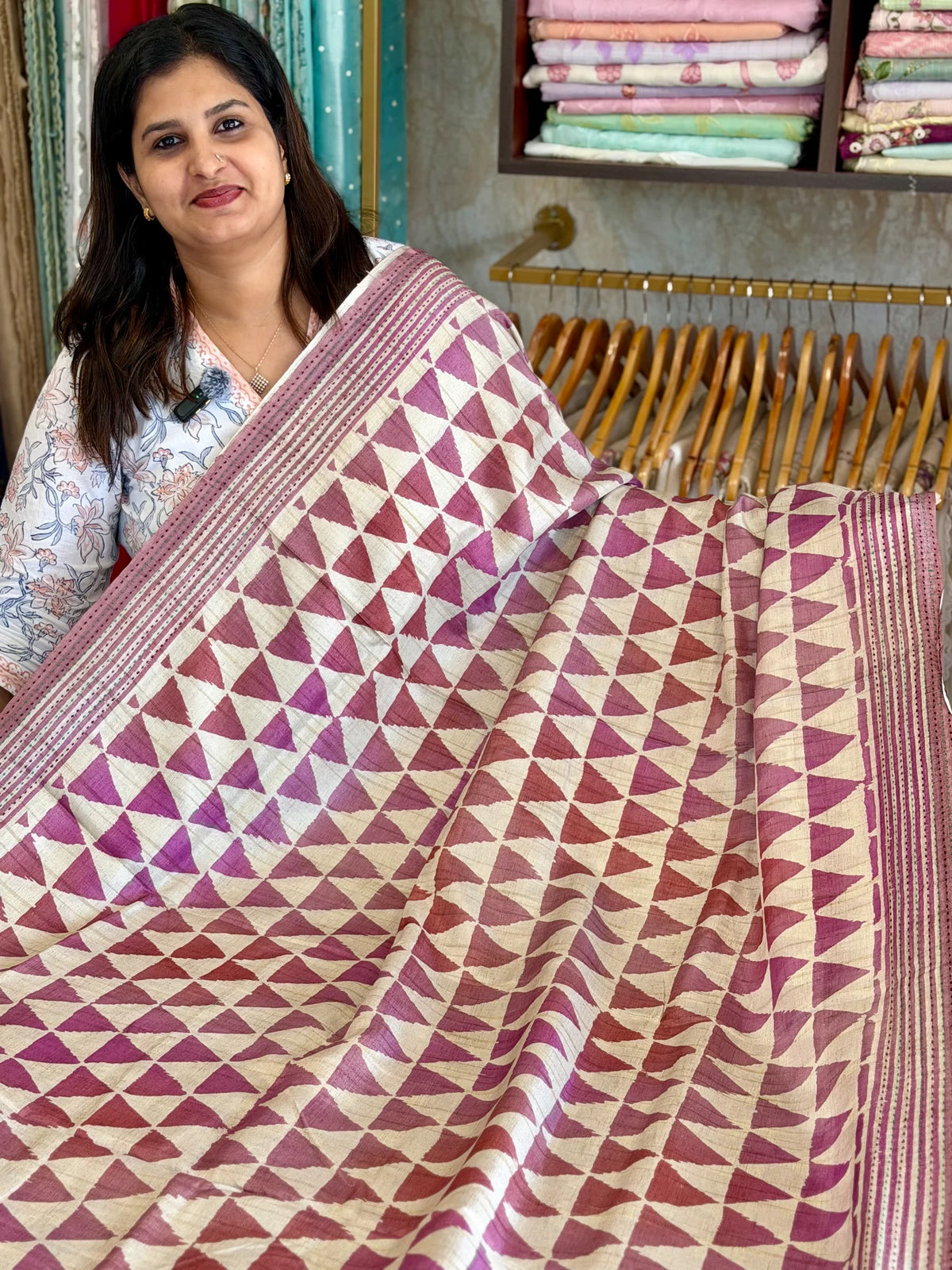 Soft semi Tussar saree/ 1121